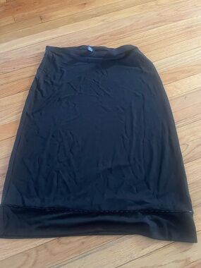 Vintage GAP Black Women's Pull-On knee length with bead trim